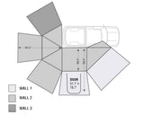 Overland Vehicle Systems - Nomadic 270 Awning Wall Kit Enhance Your Outdoor Experience - 18149909