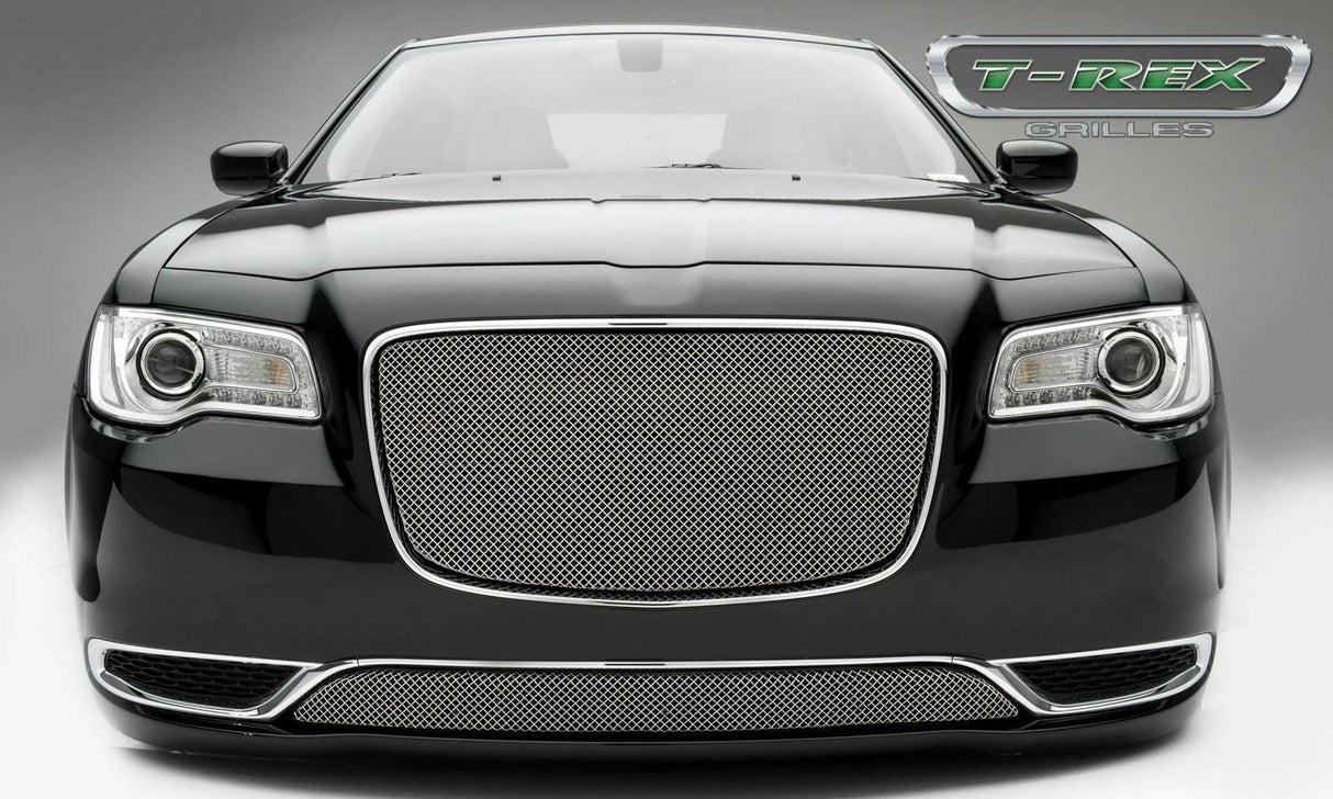 T-Rex Grilles - 1 Pc Small Mesh Stainless Steel Sport Grille Overlay - 44436