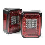Rugged Ridge - LED Tail Light Set, Smoke; 07-16 Jeep Wrangler JK - 12403.88