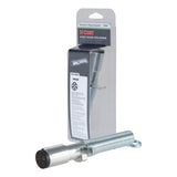 Curt - 6-Way Round Connector Plug with Spring (Trailer Side, Packaged) - 58083