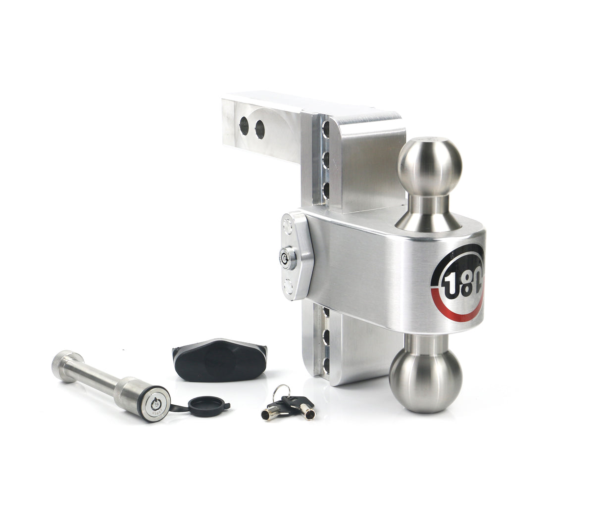 Weigh Safe - LTB6-2-KA Turnover Ball 6" Drop Hitch with 2" Shank; Keyed alike; WS05 Included