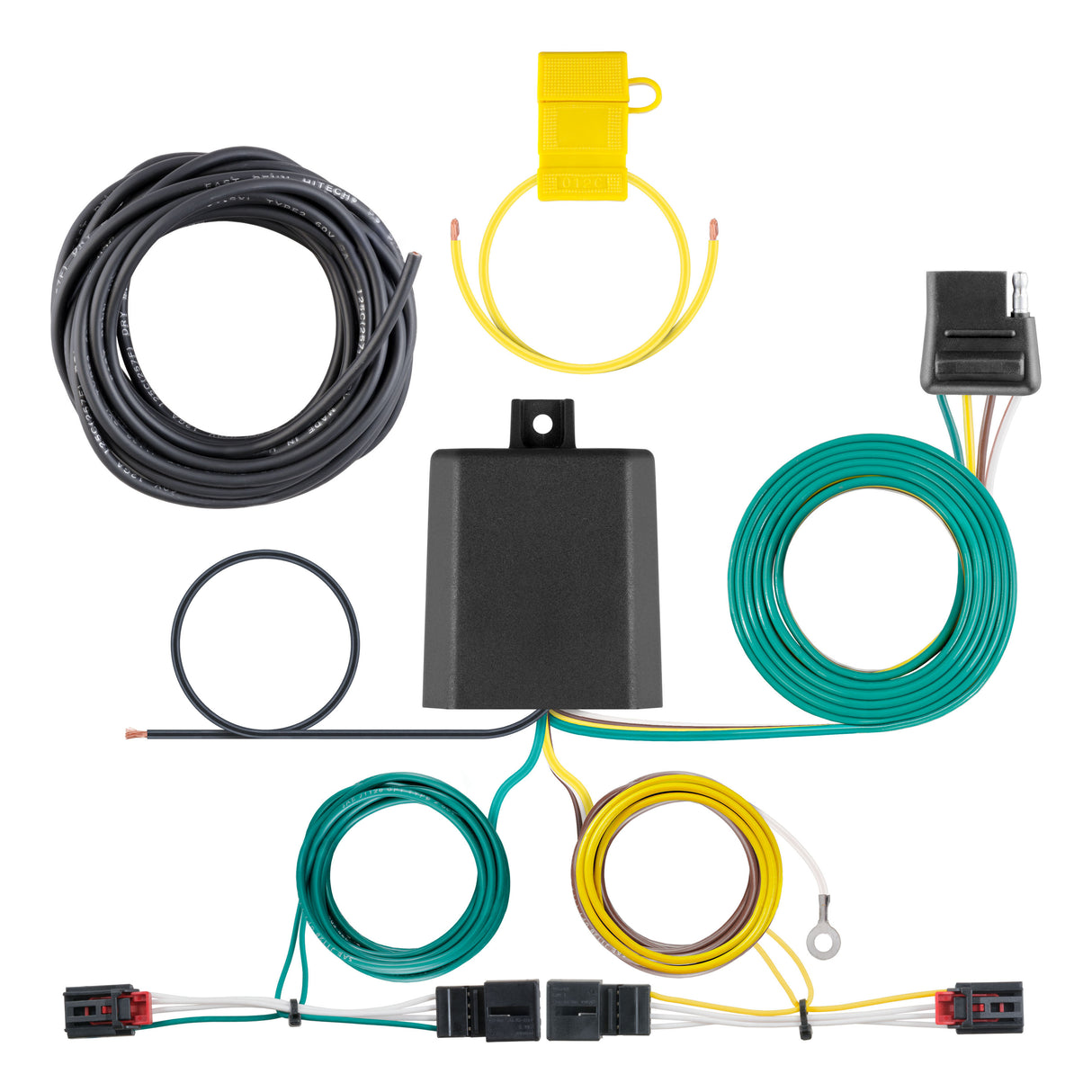 Curt - Custom Wiring Harness, 4-Way Flat Output, Select Volkswagen Golf R - 56374