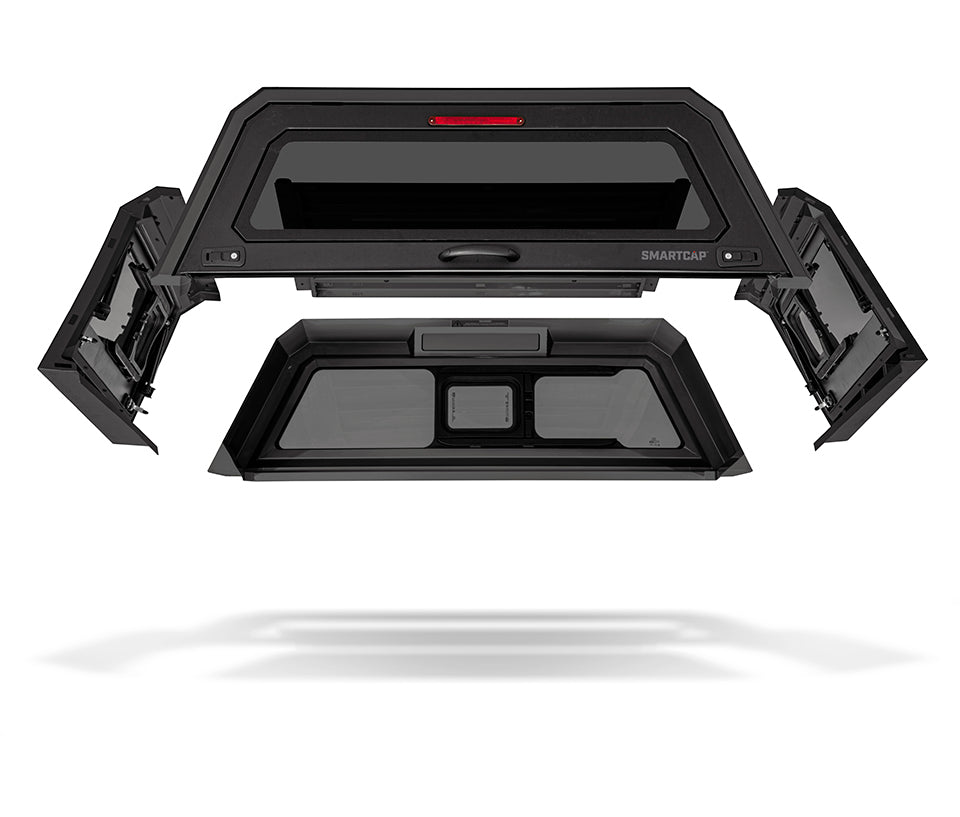 RSI SmartCap - Tacoma Truck Bed Cap EVOh Hatchback Matte Black For 16-23 Toyota Tacoma 5 Foot Short Bed - EH1316-MB