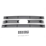 T-Rex Grilles - 4 Pc Horizontal Aluminum Billet Grille Overlay - Does not fit XL base model with black utility grille - 21546B