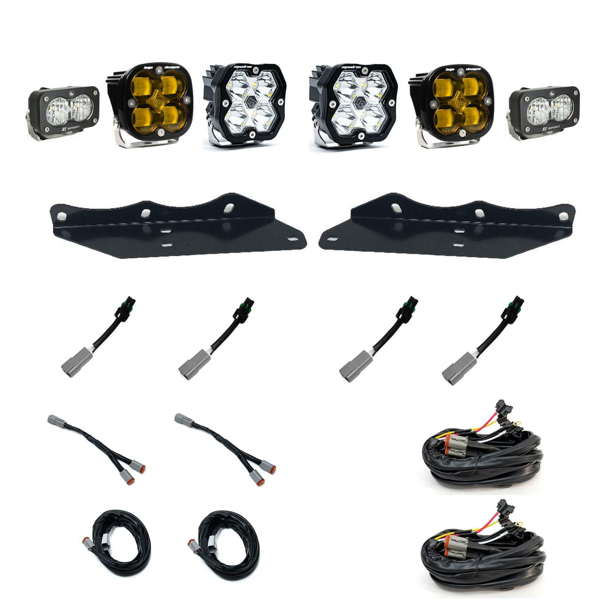 Baja Designs - 44-0070 Squadron 2.0 Sport/Squadron SAE/S2 Sport Fog Pocket Light Kit