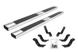 Go Rhino 6862451687PS - 6" OE Xtreme II SideSteps With Mounting Bracket Kit - Polished Stainless Steel