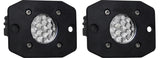 RIGID Ignite Back-Up Kit, Diffused Lens, Flush Mount, Black Housing, Pair