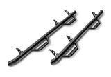 N-FAB - Nerf Step Bar Wheel To Wheel; Textured Black; 3 In. Tube; 2 Steps Per Side; Sold As Pair; - T0260R