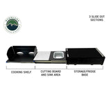 Overland Vehicle Systems - Cargo Box Kitchen With Slide Out Sink, Cooking Shelve and Slide Out Work Station - 21010401