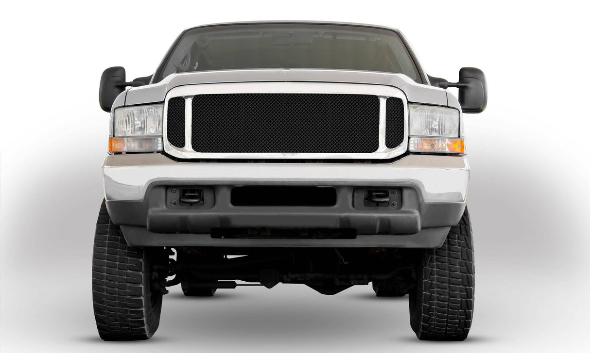 T-Rex Grilles - 1 Pc Large Mesh Mild Steel Upper Class Grille Insert - Mesh only, no frame - 51571