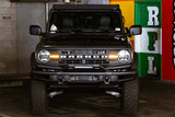 DV8 Offroad - Ford Bronco Factory Modular Front Bumper Bull Bar - LBBR-04
