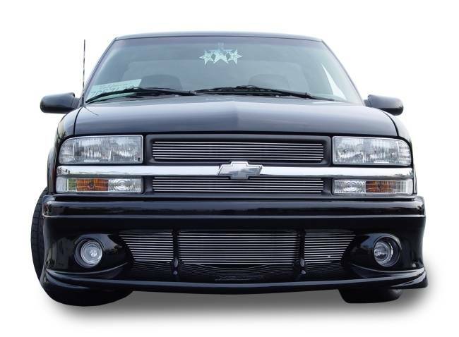 T-Rex Grilles - 2 Pc Horizontal Aluminum Billet Grille Insert - Fits models with factory honeycomb mesh grille only - 21276