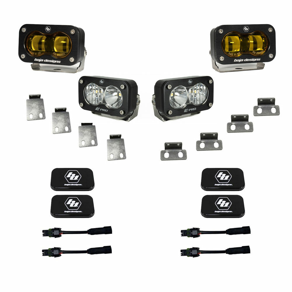Baja Designs - Baja Designs - 448183 - S2 SAE/S2 Pro Fog Pocket Kit