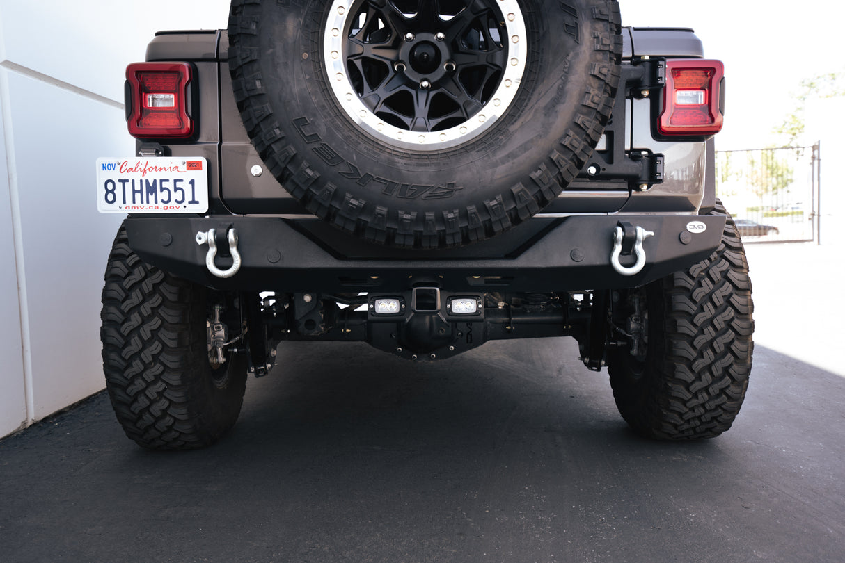 DV8 Offroad - Jeep Wrangler (JK/JL) Bolt-On Hitch With Lights - AHJP-01