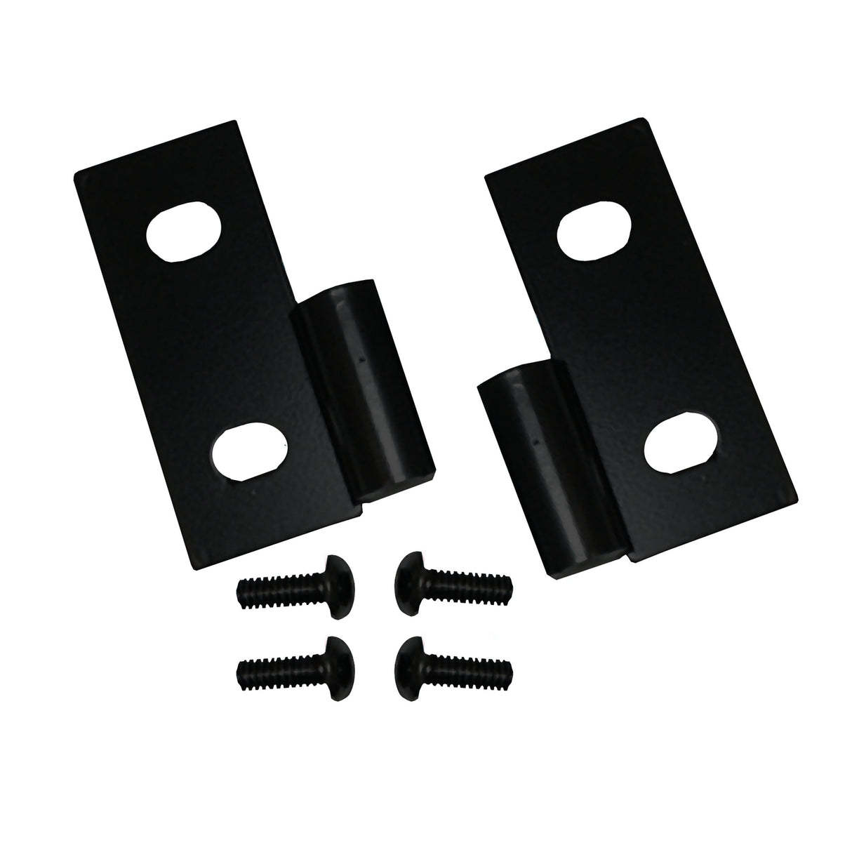 Rugged Ridge - Lower Door Hinge Brackets, Black; 76-06 Jeep CJ/Wrangler YJ/TJ - 11202.03