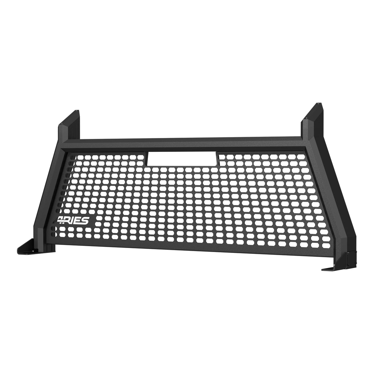 Aries - AdvantEDGE Black Aluminum Headache Rack, Select Silverado, Sierra 2500, 3500 HD - 1110105