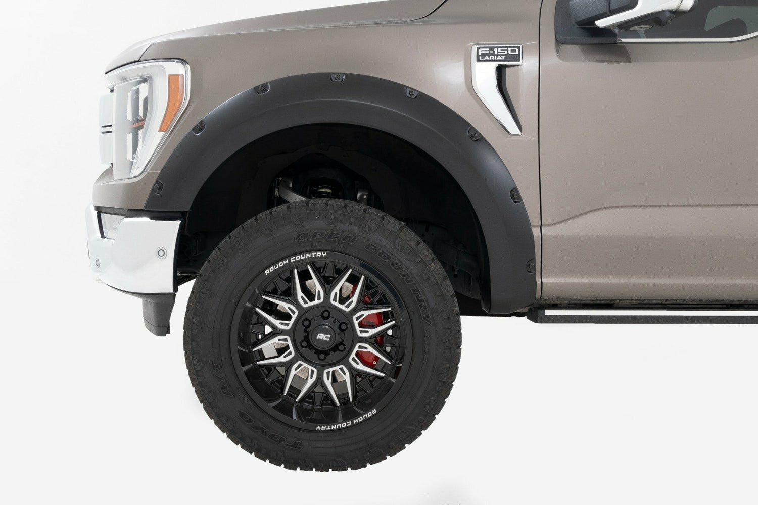 Rough Country - Pocket Fender Flares - CN Code Orange - Ford F-150 2WD/4WD (2021-2024) - F-F20911B-CN