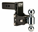 B&W Trailer Hitches - TS20037B 2.5 Model 8 Blk Tow & Stow Dual Ball