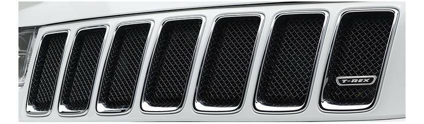 T-Rex Grilles - 1 Pc Small Mesh Mild Steel Sport Grille Bolt-On - 46488