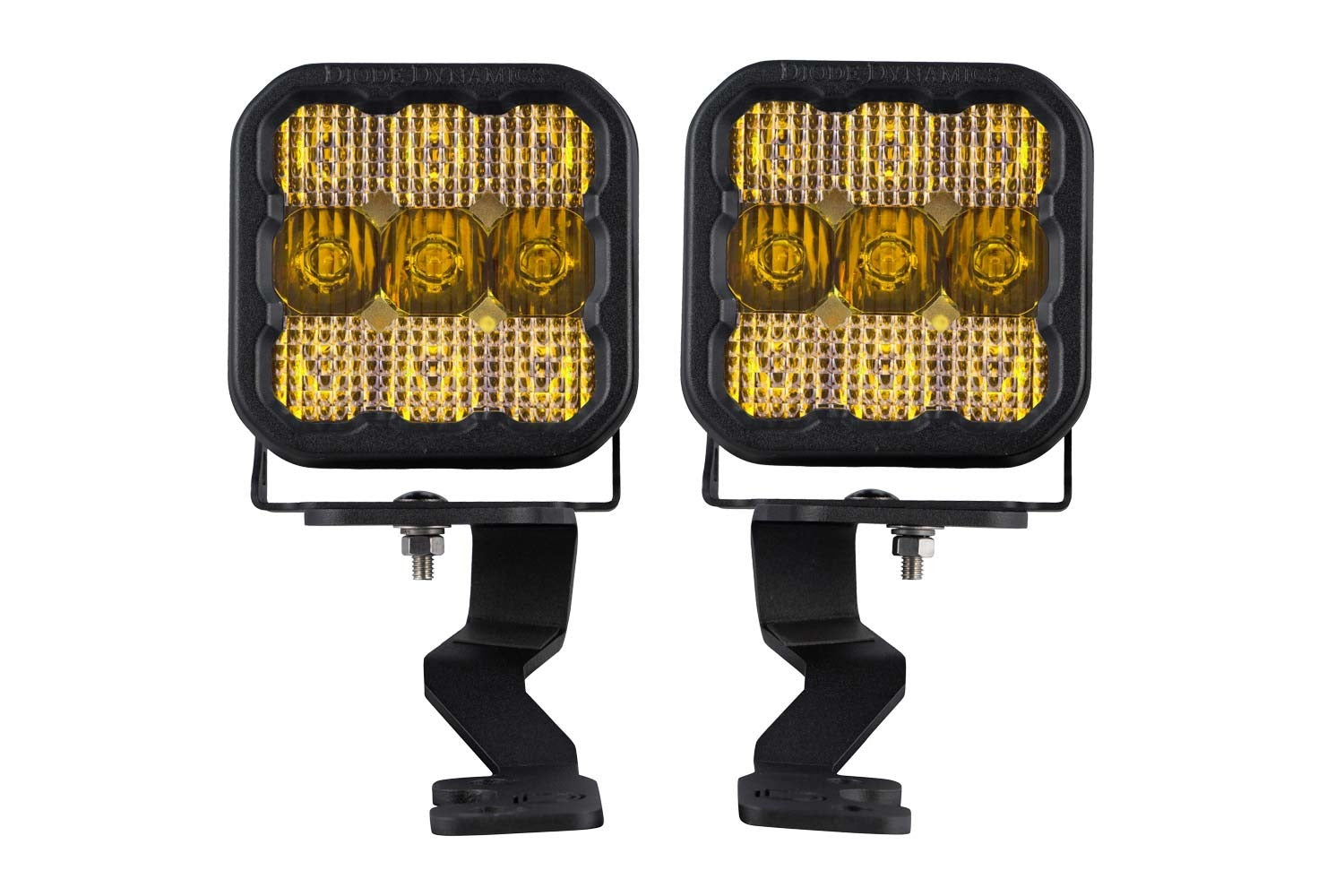 Diode Dynamics - Stage Series Ditch Light Kit for 2022+ Toyota Tundra, SS5 Sport Yellow Combo - DD7398