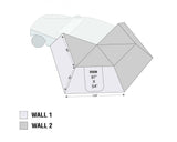Overland Vehicle Systems - Overland Vehicle Systems Freestanding Driver Nomadic 270LT Awning Wall 2 - 18209909