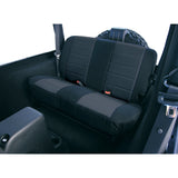Rugged Ridge - Neoprene Rear Seat Covers, Black; 80-95 Jeep CJ/Wrangler YJ - 13262.01