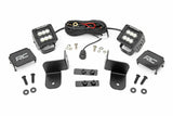 Rough Country - LED Light - Rear Mount - 2" Black Pair - Flood - Polaris Ranger 1000 Ranger XP 1000 - 93083