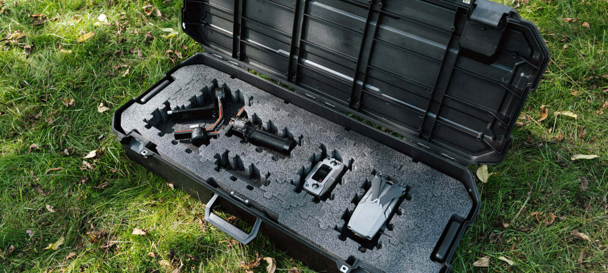 Decked - Honcho 80 Foam - D-co case - includes one (1) integrated lock and 4 layer PuzzleFoam ™ - all black - A0031-MANF-TAN