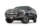 Warn - 100044 Semi-Hidden Winch Mount with Grille Guard for 2016-2023 Toyota Tacoma