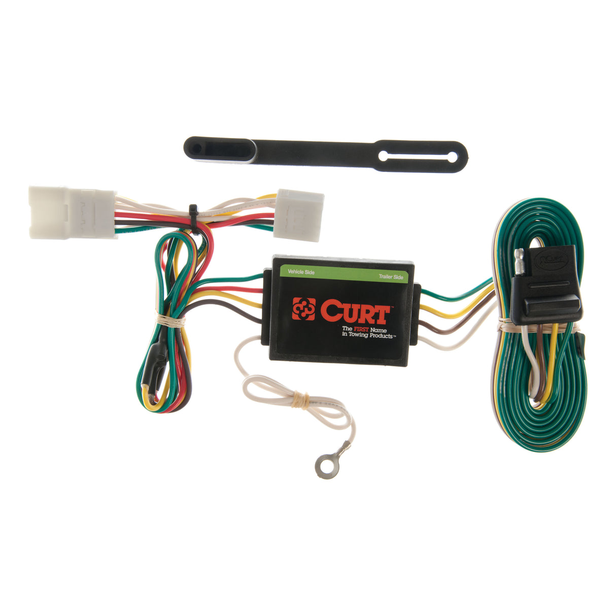 Curt - Custom Wiring Harness, 4-Way Flat Output, Select Jeep Cherokee, Including Sport - 55354