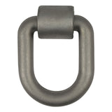 Curt - 3"x 4" Weld-On Tie-Down D-Ring (15,587 lbs, Raw Steel) - 83780