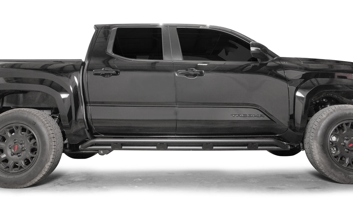 Fab Fours - 2024-2026 Toyota Tacoma 4 Door Tube Rock Sliders - TT24-G6350-1