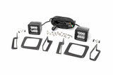 Rough Country - LED Light Kit - Fog Mount - 2" Black Pair - GMC Sierra 1500 (14-15) - 70689