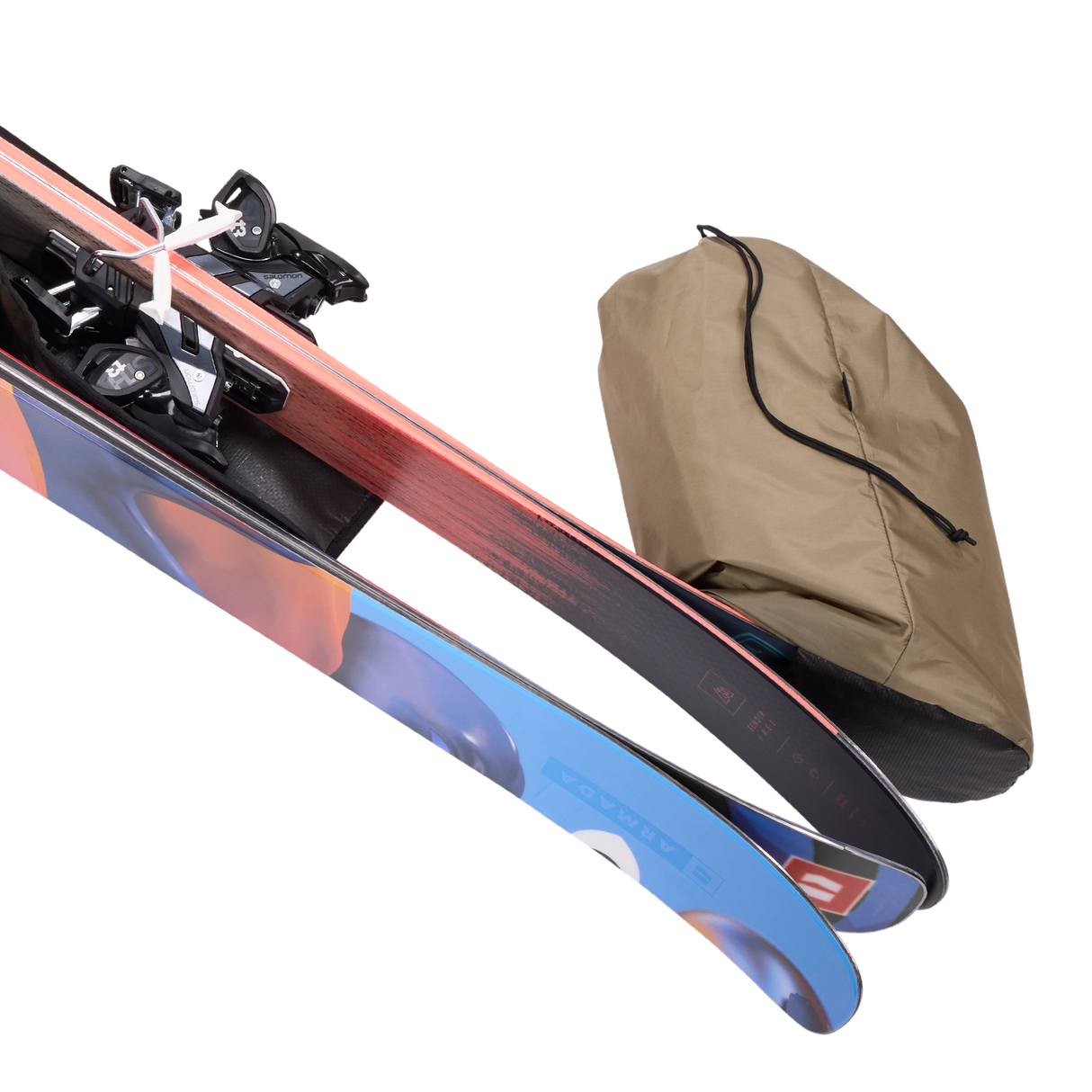 Thule - Roundtrip Ski Roller 175Cm Deep Khaki - 3205171