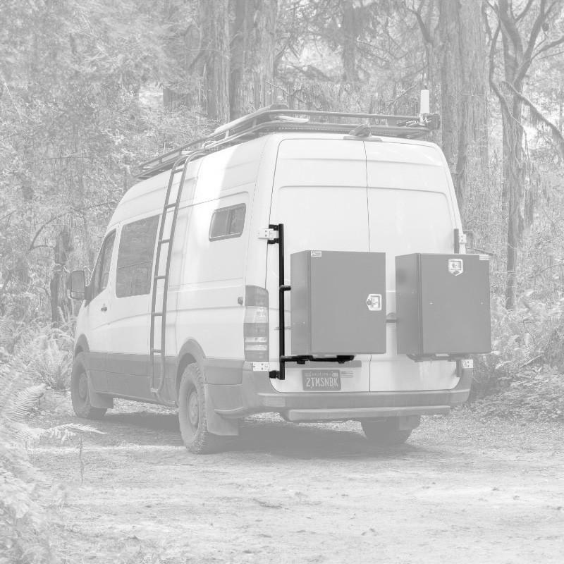 Aluminess 210719 Driver’s Side Rear Door Box/Tire Rack