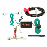 Curt - Custom Wiring Harness, 4-Way Flat Output, Select Nissan Leaf - 56227