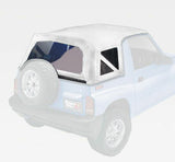 Rugged Ridge - Rugged Ridge 53722.52 XHD Soft Top, White Denim, Clear; 88-94 Suzuki Sidekick/Geo Tracker - 53722.52
