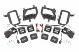 Rough Country - LED Light Kit - Fog Mount - Dual 2" Black Pairs - Flood - Ford F-150 (15-17) - 70833