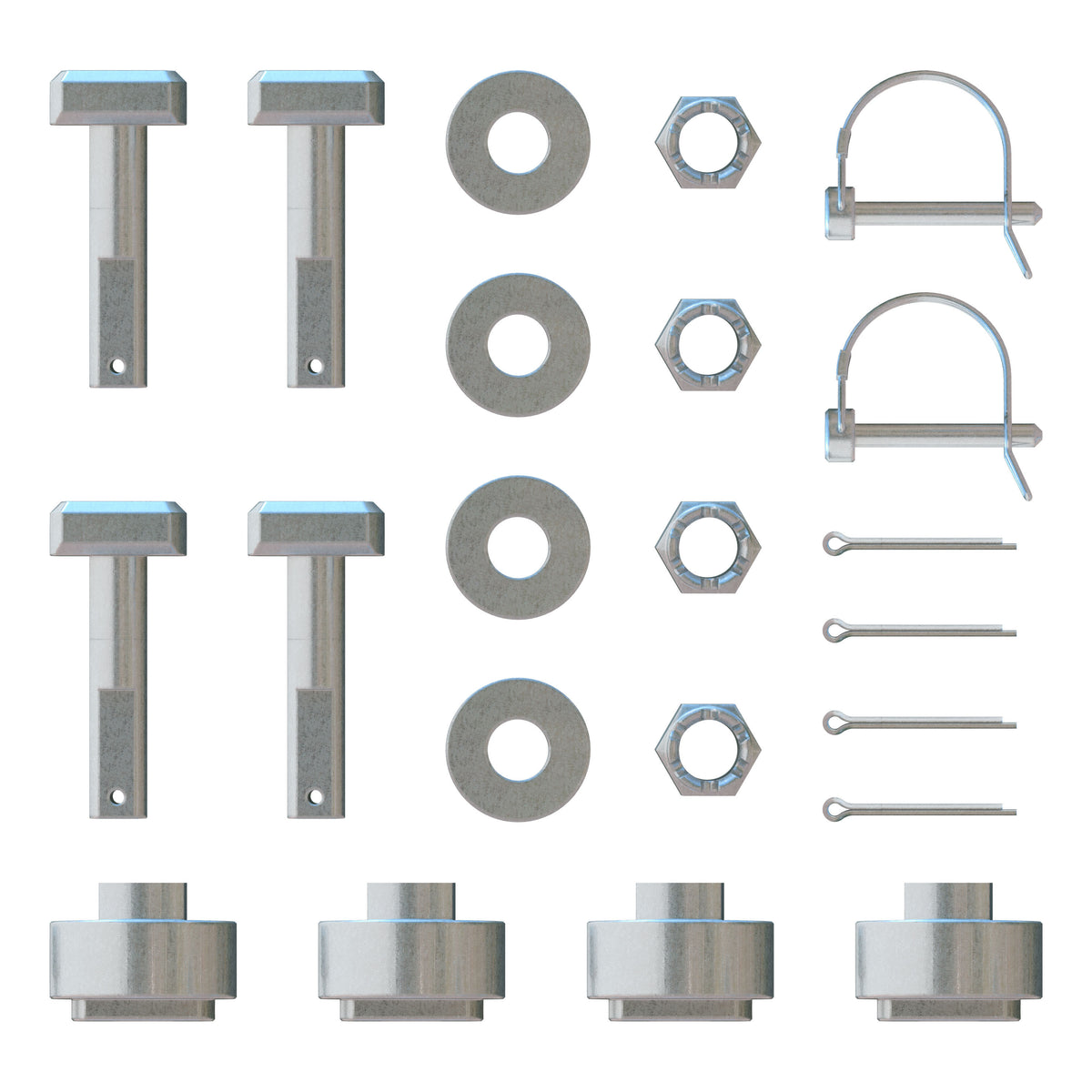 CURT Replacement Handle Hardware for Puck System Adapter, Fits Select Chevy, Ford, GMC #19113