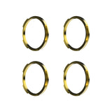 KC HiLiTES 30578 KC Bezel Ring KC FLEX ERA BAR Gold 4PC