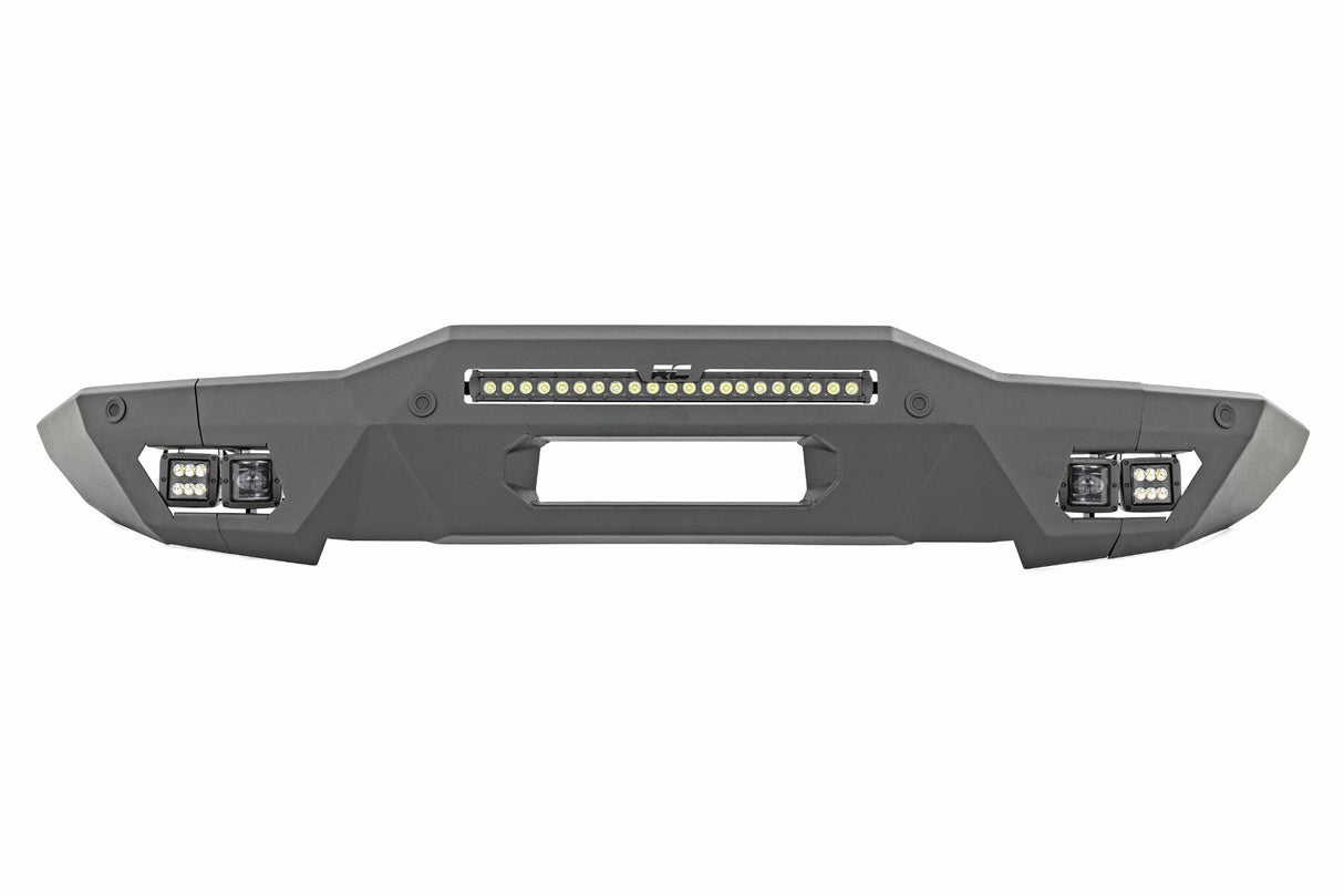 Rough Country - Front Bumper - Modular - Full Wings - Flood - Fog - Ford Bronco (21-23) - 51076
