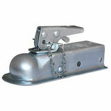 Husky Towing - 87070 Strait 2" Wide Chanl Mnt Bolt-On 2K LB Gross Wt Cap 1-7/8" Ball Wedge Latch Raw