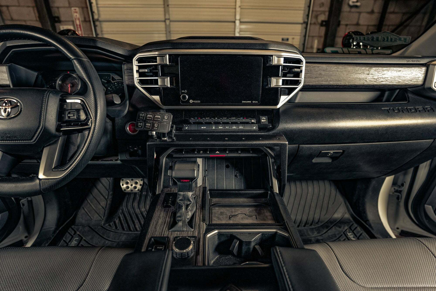 Rago Fabrication - 3rd Gen Tundra Center Console & Digital Device Bridge - R2223TTUNCCMP