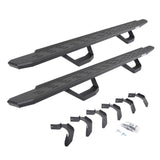 Go Rhino - RB30 Running boards - Complete Kit: RB30 Running board + Brackets + 2 pair RB30 Drop Steps - 6963466820T