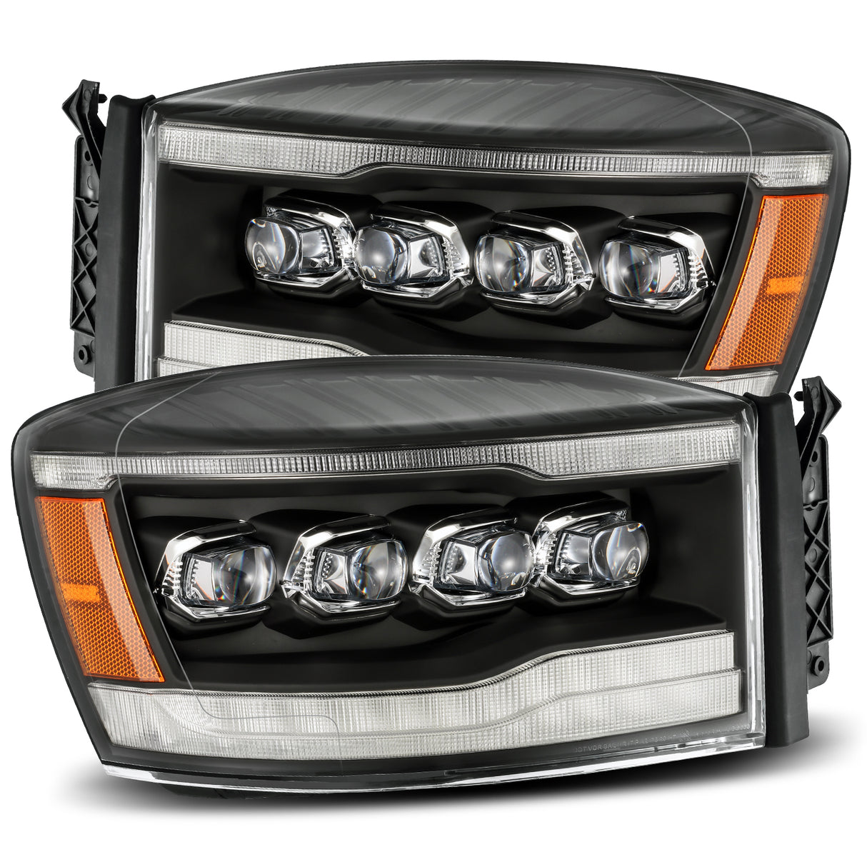 AlphaRex 880536 LED Projector Headlights in Black