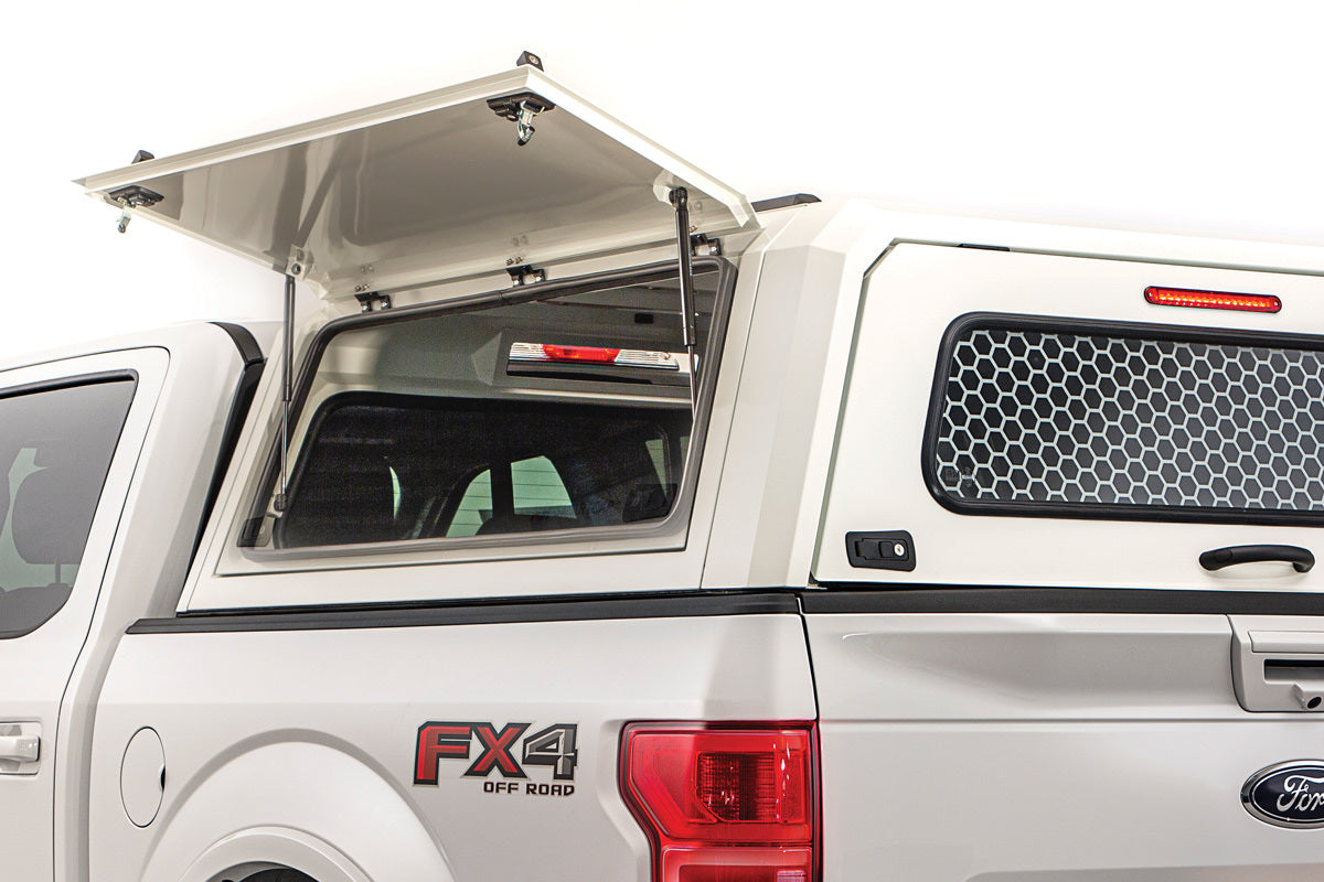 RSI Smartcap - Tacoma Truck Bed Cap SmartCap EVOc Commercial White For 24-Present Toyota Tacoma 6 Foot Standard Bed - EC1313-WH