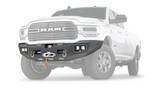 Warn - ASCENT FRONT BUMPER FOR 2019-2026 RAM 2500/3500 - 104256