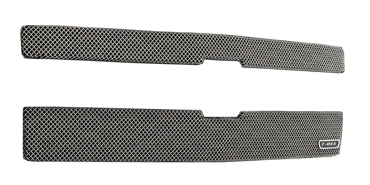 T-Rex Grilles - 2 Pc Small Mesh Stainless Steel Sport Grille Overlay - 44117
