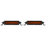 RIGID - SR-Series 6 Inch SAE Fog Lights Amber PRO Pair - 906705