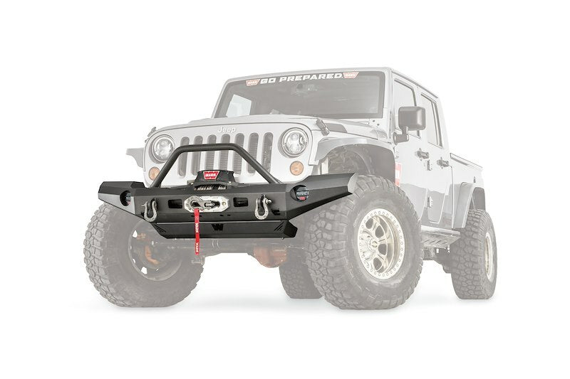 Warn - ELITE FRONT BUMPER JEEP JK WITH GRILLE GUARD - 101465